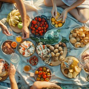 Le pique-nique gastronomique : l’art de déjeuner dehors sans renoncer au raffinement